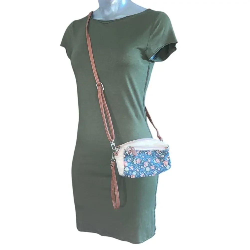 VINTAGE Y2K Floral Crossbody Mini Bag / Purse Payless